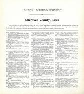 Directory 001, Cherokee County 1907